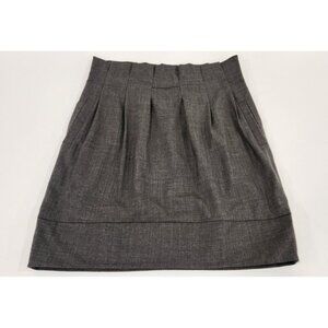 BCBG Maxazria Gray Skirt Size 8 With Pockets Midi